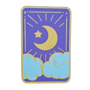 Purple and Gold Tarot Card Design